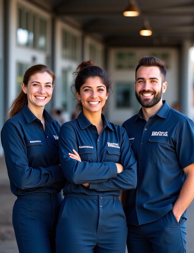 Il team di Arcana Isole davanti alla sede