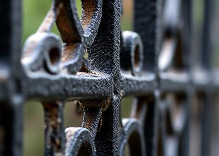 Cancello artistico in ferro