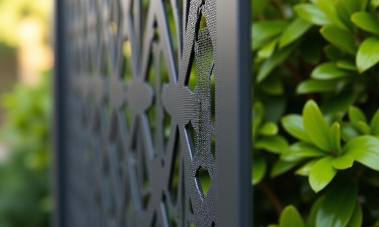 Recinzione ornamentale residenziale